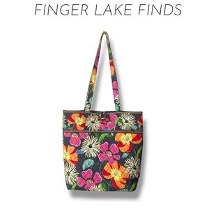 Vera Bradley Jazzy Blooms Tote Bag